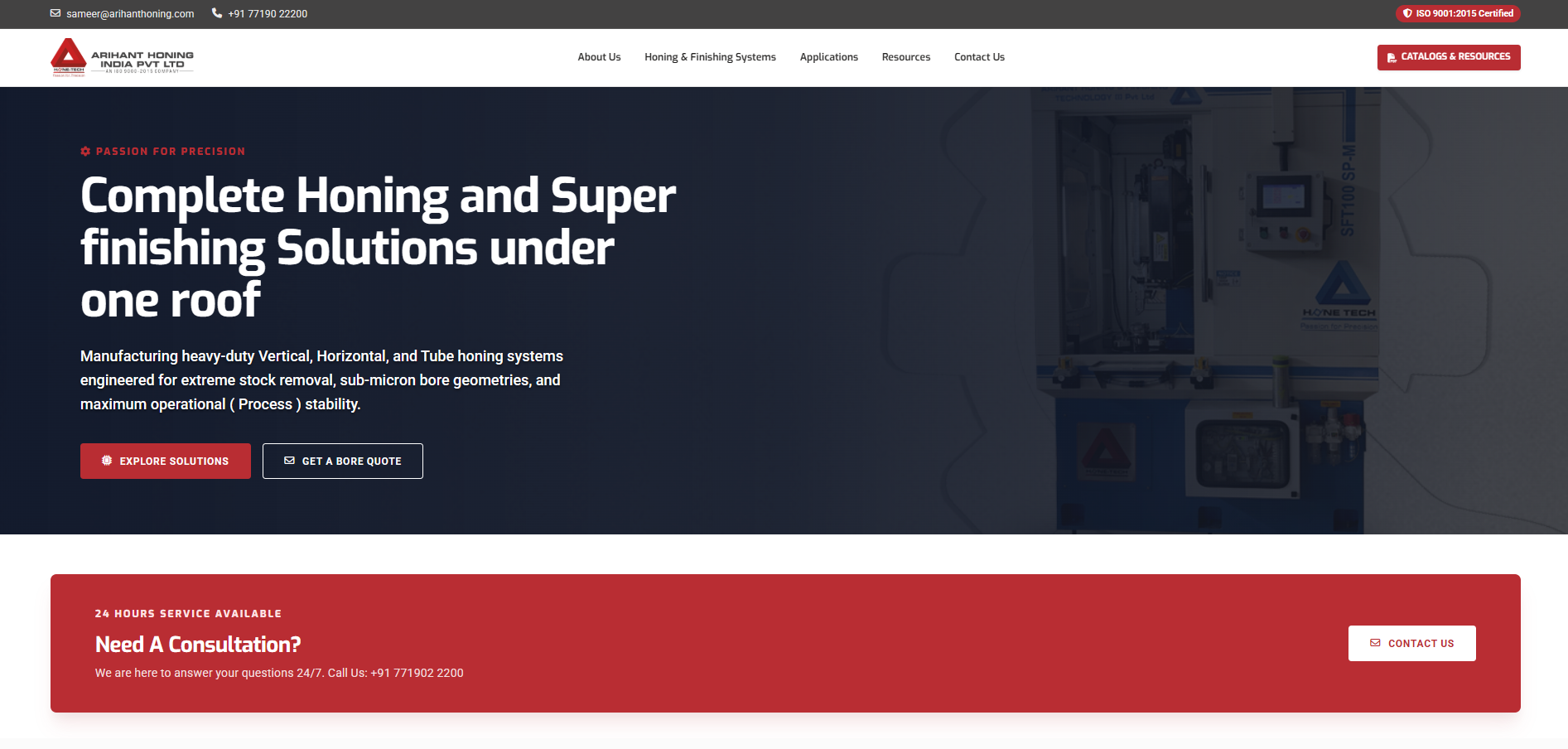 Arihant official website capture