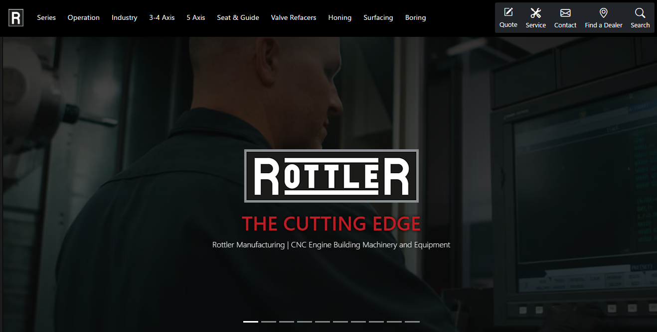 Rottler official website capture